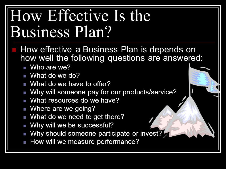Why we should write a business plan